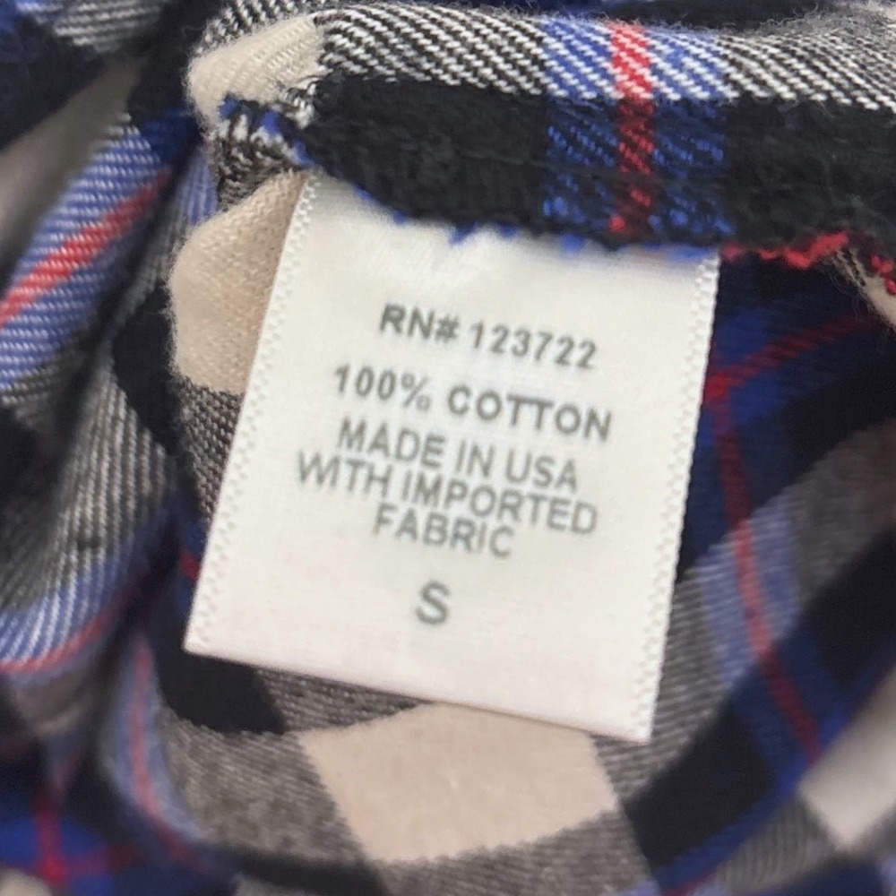 Xirena Jesse Plaid Flannel Gathered Yoke Shirt S Cotton Boho Western Cabincore - Picture 10 of 10